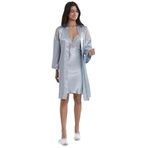 PİERRE CARDİN KADIN GECELIK 6955 SATEN KAPLI 6LI SET MİST
