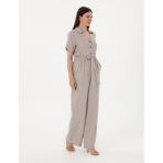 Pierre Cardin Kadın Gri Dokuma Tulum 50301193-VR024 - 38