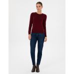 Pierre Cardin Kadın Koyu Mavi Mom High Waist Fit Jean Pantolon 50318031-VR032 - 34 - 42