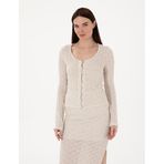 Pierre Cardin Kadın Krem Hırka (Örme) 50301371-VR071