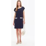 Pierre Cardin Kadın Lacivert A Kesim Triko Elbise 50324020-VR033