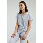 Pierre Cardin Kadın Mavi Kısa Kol Pijama Takım