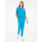 Pierre Cardin Kadın Mavi Regular Fit Eşofman Altı 50282557-vr036
