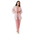 Pierre Cardin Kadın Pembe Sabahlık, Uzun Kol, Regular Kalıp, M Beden