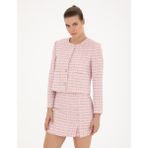 Pierre Cardin Kadın Pembe Tüvit Crop Ceket 50282077-VR041 - 42