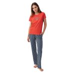 Pierre Cardin Kadın Pijama Takımı, Kırmızı, 4XL Beden