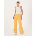 Pierre Cardin Kadın Sarı Flare Fit Modal Karışımlı Eşofman Altı 50301405-VR044
