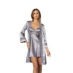 Pierre Cardin Kadın Saten Gecelik, Çeyiz Seti, Royal, XL Beden
