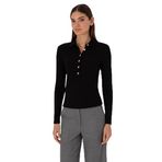Pierre Cardin Kadın Siyah Bluz (Örme) 50309153-VR046