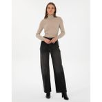 Pierre Cardin Kadın Siyah Loose Fit Jean Pantolon 50314123-VR046 - 34