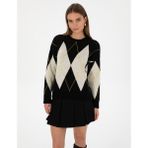 Pierre Cardin Kadın Siyah Regular Fit Kazak 50317089-VR046 - XS