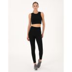 Pierre Cardin Kadın Siyah Yüksek Bel Tayt 50314949-VR046 - XS