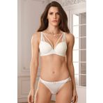 Pierre Cardin Kadın Soft Push Up Ekru 85B Sütyen Takımı