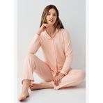 Pierre Cardin Kadın Turuncu Gömlek Pijama