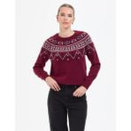 Pierre Cardin Kadın Vişne Slim Fit Yün Karışımlı Kazak 50310917-VR223