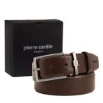 Pierre Cardin Kahve Floater Deri Erkek Kemer PC100FK42 (Kahve, 120 CM)