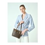 Pierre Cardin Kahve Monogram Kadın Omuz Çantası 05po25y2063