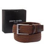 Pierre Cardin Kahve Örgü Erkek Kemer PC-1745Z4X (Kahve, 110 CM)