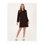 Pierre Cardin Kahverengi A Kesim Modal Karışımlı Örme Elbise 50315895-VR029