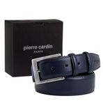 Pierre Cardin Lacivert Deri Erkek Kemer PC-2009LS0 (Lacivert, 120 CM)