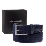 Pierre Cardin Lacivert Örgü Erkek Kemer PC-1745P6Z (Lacivert, 115 CM)