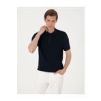 Pierre Cardin Lacivert Slim Fit Polo Yaka Düğmeli Triko Tişört 50306025-VR033