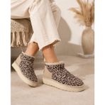 Pierre Cardin Leopar Kadın Bot PC-55184 Bej
