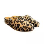 Pierre Cardin Leopar Kapalı Kışlık Bayan Terlik Halı Terliği