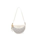 Pierre Cardin Limited Edition Beyaz Dijital Monogram Kadın Çapraz Omuz Çantası 05PO25Y10706