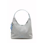 Pierre Cardin Limited Edition Mavi Dijital Monogram Kadın Omuz Çantası 05PO25Y10702