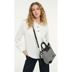 Pierre Cardin Limited Edition Siyah Dijital Monogram Kadın Omuz Çantası 05PO25Y10707