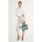 Pierre Cardin Limited Edition Yeşil Dijital Monogram Kadın Omuz Çantası 05PO25Y10707