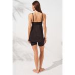 Pierre Cardin Lisa Şortlu V Yaka Tankini Siyah 231500 - 40