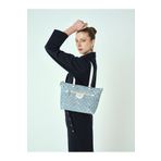 Pierre Cardin Mavi Monogram Kadın Omuz Çantası 05PO25Y2045