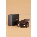 Pierre Cardin MDL Hakiki deri Erkek Kemer (110 cm 115 cm 120 cm 125 cm 130 cm) KAHVERENGİ