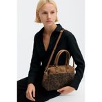 Pierre Cardin Monogram Kahve Kadın Omuz Çantası 05PO25Y2520
