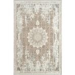 Pierre Cardin Morina LH07A Krem Vizon Akrilik Yumuşak Dokulu Klasik Eskitme Halı KREM VİZON 80 x 150