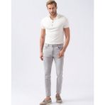 Pierre Cardin Normal Bel Normal Paça Slim Fit Gri Erkek Denim Pantolon Cedar - 34 / 30 - Açık Gri