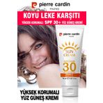 Pierre Cardin Normal Kuru Ciltler SPF30 75 ml Leke Karşıtı Yüksek Koruyucu Yüz Güneş Kremi