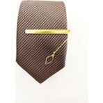 Pierre Cardin Özel Işlemeli Gold Renkli Kravat Iğnesi - Standart