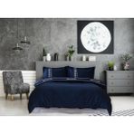 Pierre Cardin Pamuk Nevresim Takımı Çift Kişilik Elegance - 200 x 220 cm - Beyaz - Lacivert