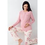 pierre cardin paris Pierre Cardin Lohusa Modal Pijama Takımı, M, PCK9059, Gül Kurusu, kadın