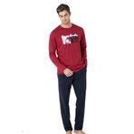 pierre cardin paris Pierre Cardin Pamuk Pijama Takım, M, PC6096PENT, Bordo, erkek