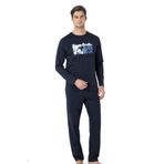 pierre cardin paris Pierre Cardin Pamuk Pijama Takım, S, PC6096PENT, Lacivert, erkek