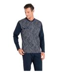 pierre cardin paris Pierre Cardin Pamuk Pijama Takımı, M, THCL6VR08PC, Lacivert, erkek