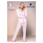 pierre cardin paris Pierre Cardin Pamuklu Modal Gömlek Pijama Takımı Toz Somon, M, OL.PC.7717.001, Toz Somon, kadın