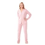 pierre cardin paris Pierre Cardin Pamuklu Modal Pijama Takımı, L, OL.PC.7717.001, Gül Kurusu, kadın