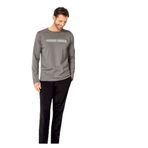 pierre cardin paris Pierre Cardin Pamuklu Pijama Takımı, XL, THCLVR63PC, Koyu Gri, Erkek