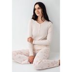 pierre cardin paris Pierre Cardin Pijama Takım Toz Pembe, L, PCK9062, Toz Pembe, kadın