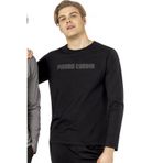 pierre cardin paris Pierre Cardin Pijama Takımı Pamuk, M, PC6093PENT, Siyah, erkek